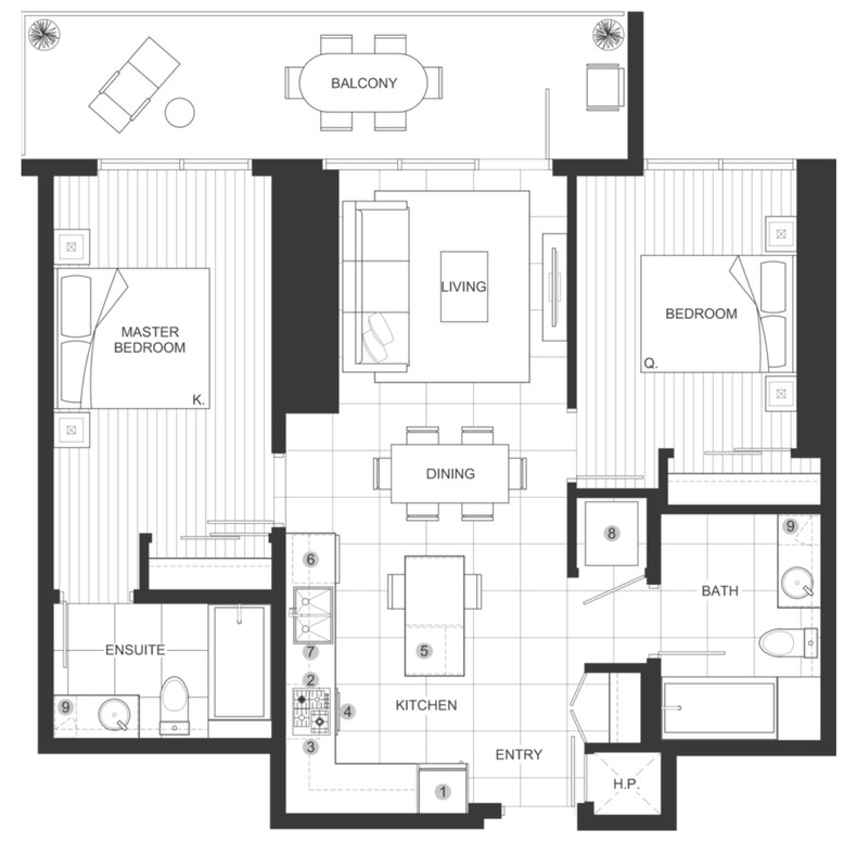 Private Room in 2Bed.2Bath