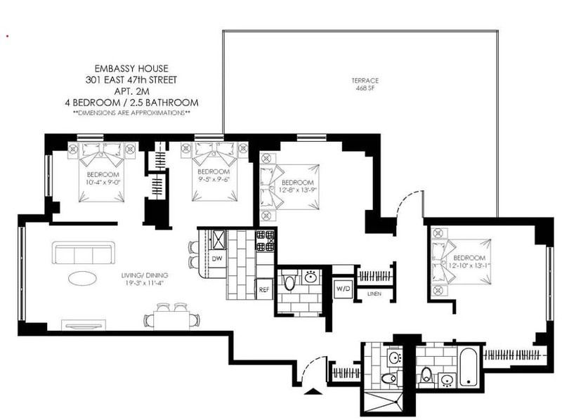 Private Room in 4Bed.2Bath