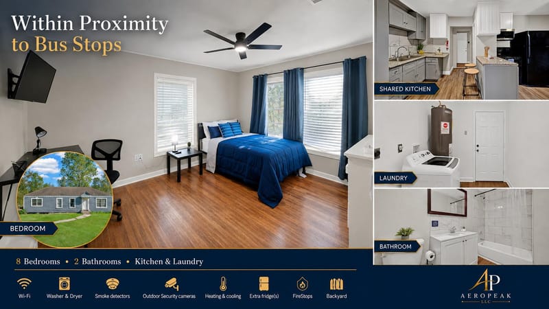 Private Room for Rent in South Houston | Your Own Sink, Smart TV & Desk (id. 10054)