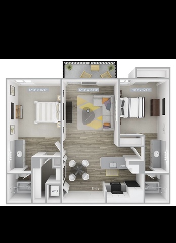 roommates in Los Angeles Private Room in 2Bed.2Bath - cirtru.com