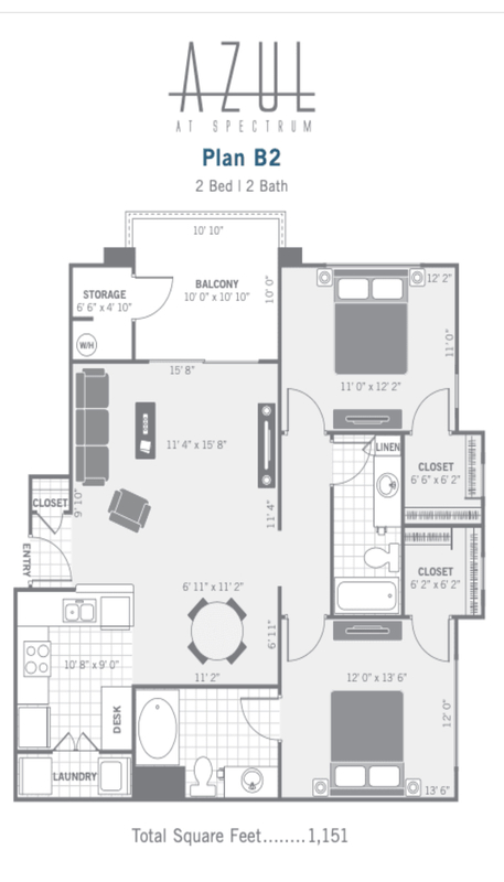 Private Room in 2Bed.2Bath