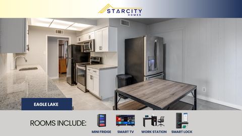 LUXURY ROOMS  Modern & Large San Antonio Home by StarCity Homes! | Eagle Lake (id. 29908)