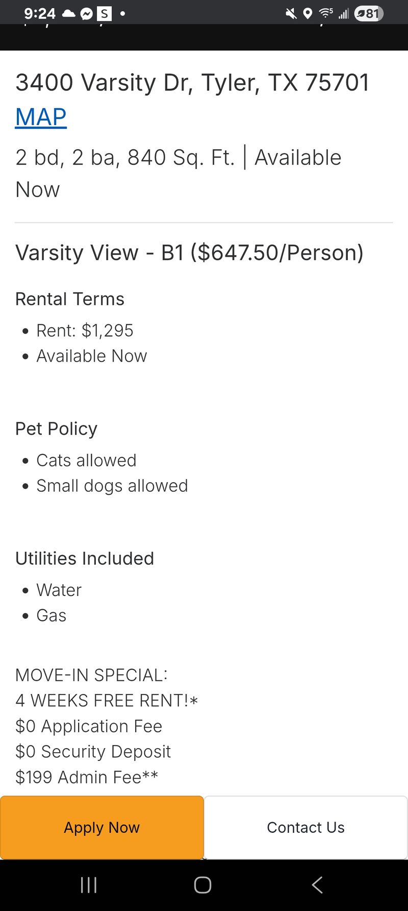 roommates in Tyler Entire Place 2Bed.2Bath - cirtru.com