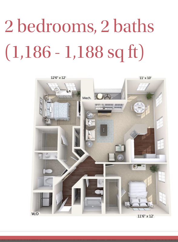 Private Room in 2Bed.2Bath