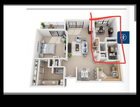 Private Room in 2Bed.2Bath