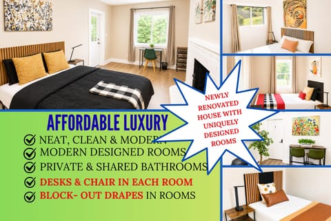 WELCOME! Close proximity to UPTOWN/UNCC/ATRIUM/AIRPORT/SHOPPING. Comfortable and affordable living in a convenient Charlotte location!  Kick off your shoes and enjoy fast Wi-Fi, furnished, designed living (id. 42251)