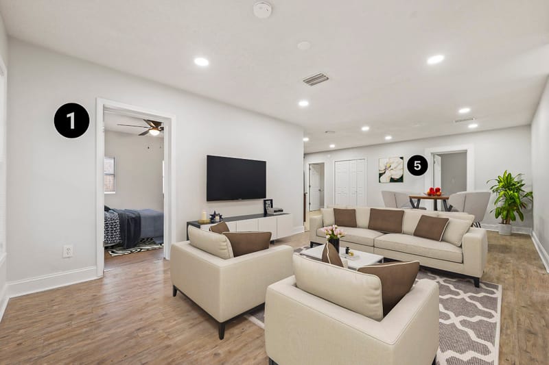 roommates in Undisclosed, Tampa, FL 33637 Beautiful & high-quality Temple Terrace House with Living room (id. 6051) - cirtru.com