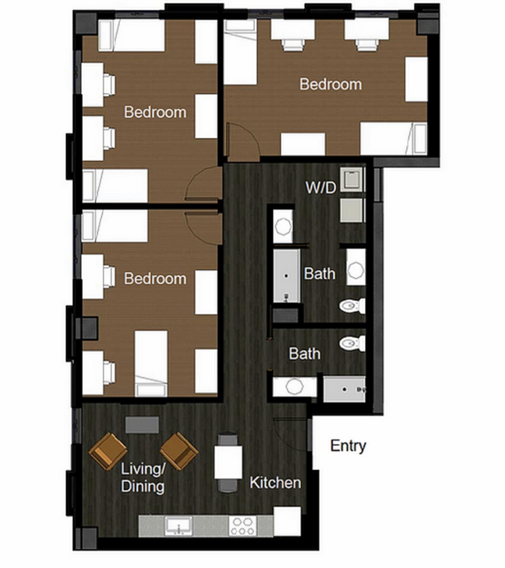 Shared Room in 3Bed.2Bath