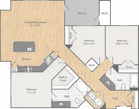 Entire Place 3Bed.2Bath