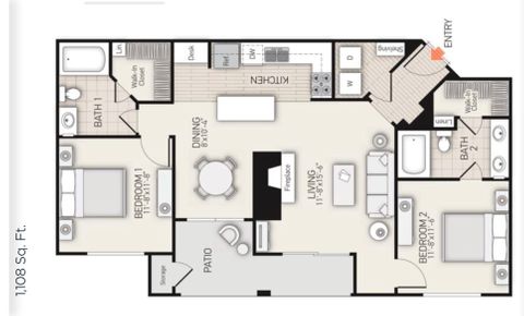 roommates in San Diego Private Room in 2Bed.2Bath - cirtru.com