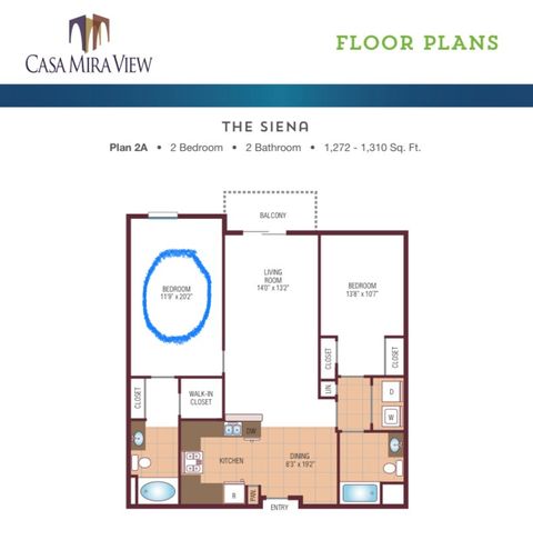 Private Room in 2Bed.2Bath