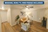 Oak Cliff gem! Close to bus line  with a spacious backyard , comfy bedding , mini-fridge, and Roku TV for relaxing nights. (id. 16910)