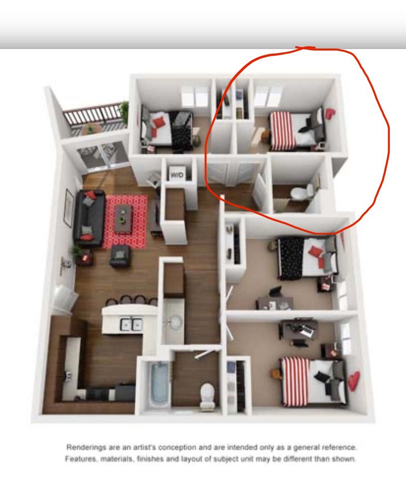 roommates in San Diego Private Room in 4Bed.2Bath - cirtru.com