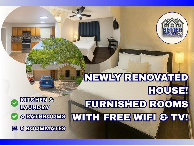 roommates in Undisclosed, Houston, TX 77048 Premier Management | Upgraded Furniture | All-Inclusive Co-Living Rooms Near Downtown Houston (id. 15166) - cirtru.com