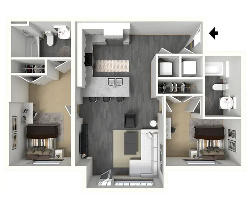 roommates in Charlottesville Shared Room in 2Bed.2Bath - cirtru.com