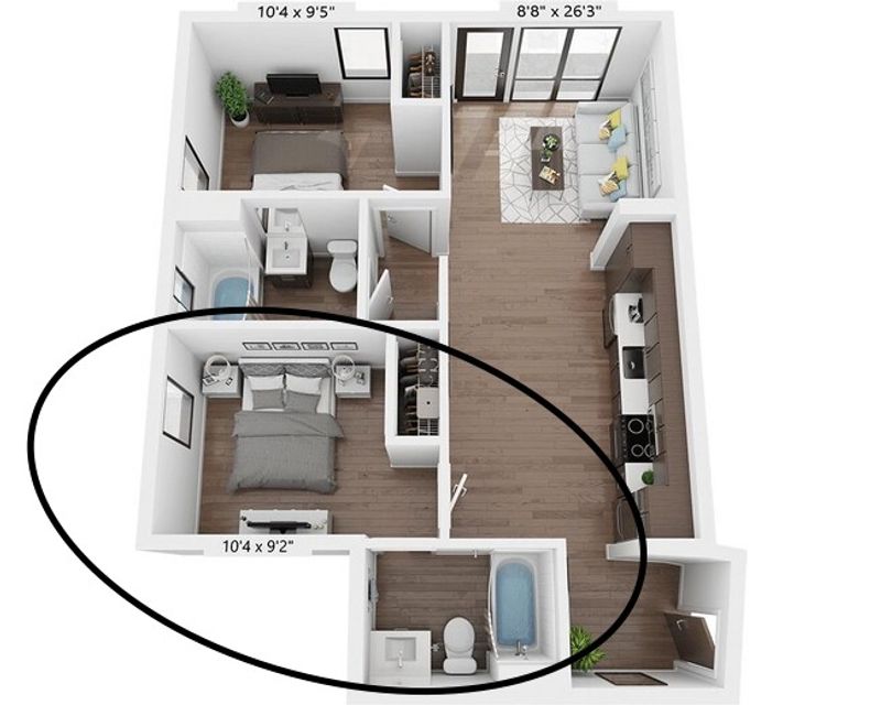 roommates in San Francisco Private Room in 2Bed.2Bath - cirtru.com