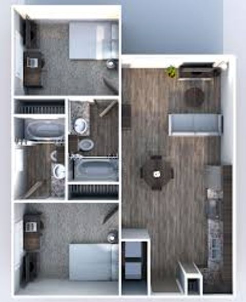 Shared Room in 2Bed.2Bath