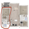Private Room in 2Bed.2Bath