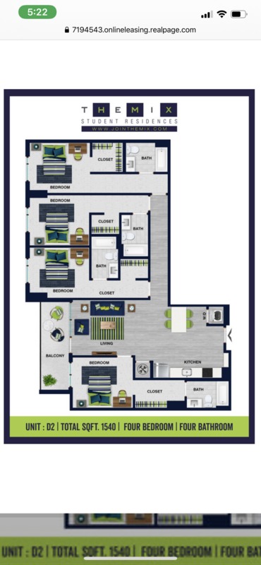 Private Room in 1Bed.2Bath