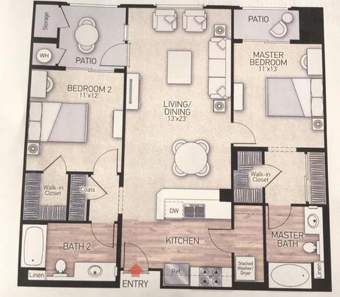 roommates in Irvine Private Room in 2Bed.2Bath - cirtru.com