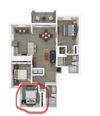 Private Room in 3Bed.2Bath