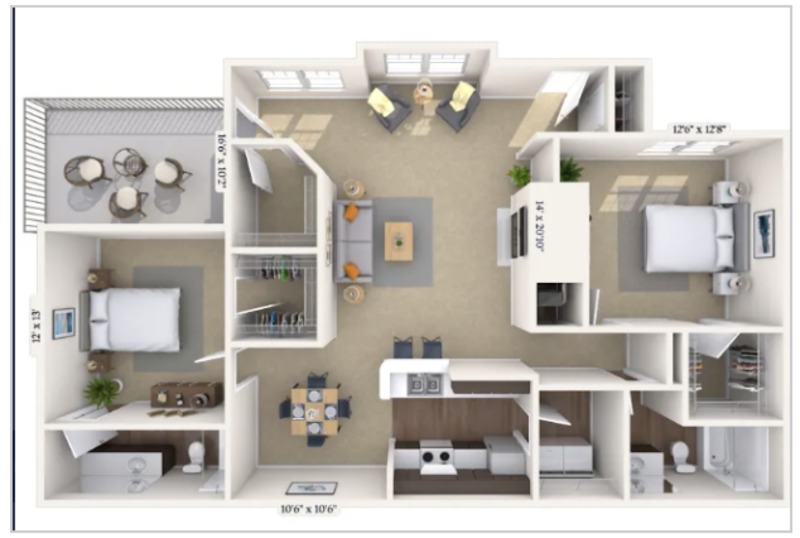 roommates in Duluth Private Room in 2Bed.2Bath - cirtru.com
