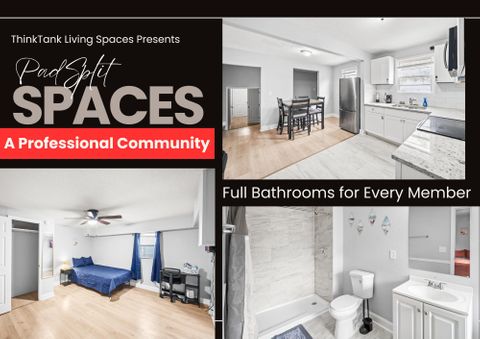 Every Room has a Private Bathroom! Friendly Professional Community Utilities Included  Unlimited High-Speed Wi-Fi  On-Site Washer & Dryer Close to Bus Stop, Shopping, and Basketball Courts! (id. 21944)