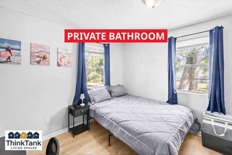 Every Room has a Private Bathroom! Peaceful  Professional Community  Utilities Included  Fastest High-Speed Wi-Fi  On-Site Washer & Dryer  Close to Bus Stop and Shopping ! (id. 21936)
