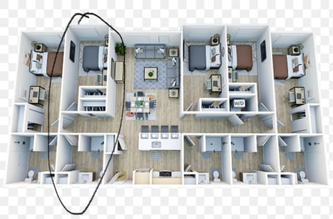 Private Room in 5Bed.5Bath