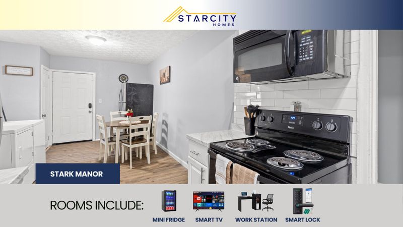 LUXURY ROOMS  | StarCity Homes | Modern & Large Jacksonville Home! | Stark Manor |  Bi-Weekly Cleans! | (Additional Occupant Fee: $50/week per extra person) (id. 8883)