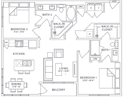 roommates in Denver Private Room in 2Bed.2Bath - cirtru.com