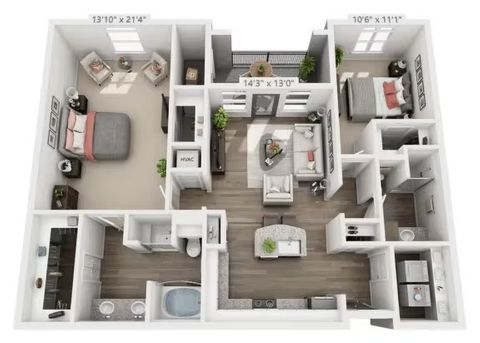 Entire Place 2Bed.2Bath