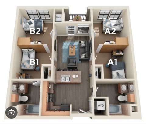 roommates in San Diego Private Room in 2Bed.2Bath - cirtru.com