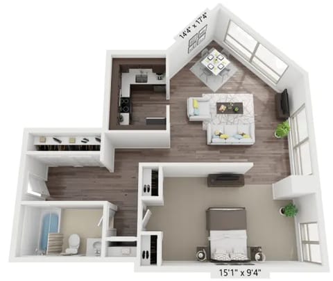 Entire Place 1Bed.1Bath