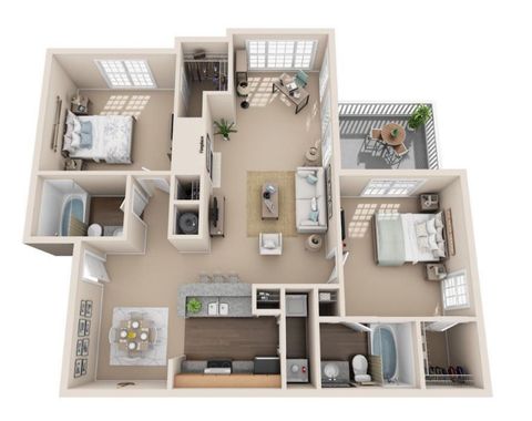 roommates in Atlanta Private Room in 2Bed.2Bath - cirtru.com