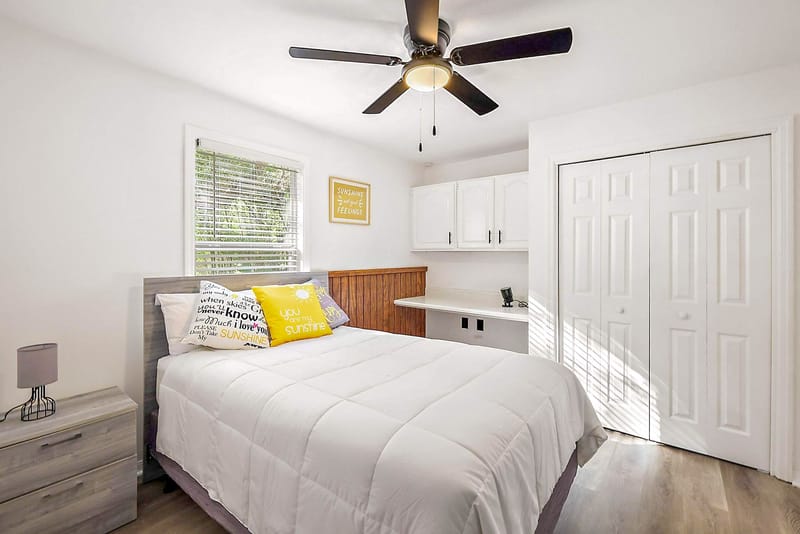 Newly Renovated + Utilities Included‼ No Move-In Fee! 5 min to Appleton Museum, Walmart Supercenter & More! 3 min to Shopping  Near Bus Stops Free High-Speed WiFi Smart Lock Rooms Safe Neighborhood Security System Private Parking (id. 5478)