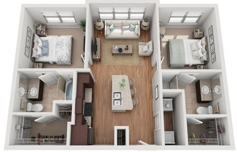 roommates in Dallas Private Room in 2Bed.2Bath - cirtru.com
