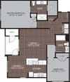 Private Room in 2Bed.2Bath