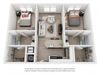 Private Room in 2Bed.2Bath