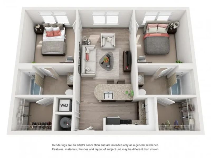 Private Room in 2Bed.2Bath