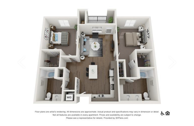 Private Room in 2Bed.2Bath