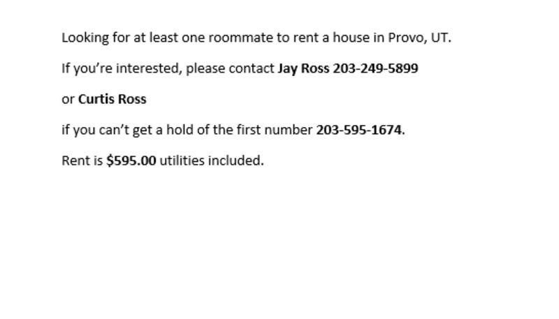 roommates in Provo Private Room Private bathroom - cirtru.com