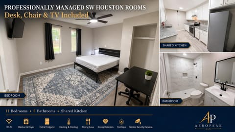 roommates in Undisclosed, Houston, TX 77085 Professionally Managed SW Houston Rooms |  Smart TVs,  Desks & WiFi (id. 37031) - cirtru.com