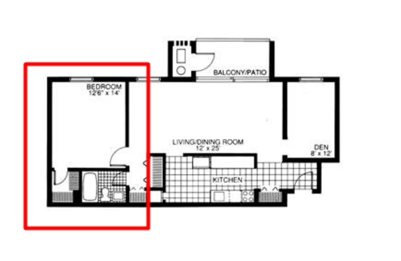 Private Room in 1Bed.1Bath