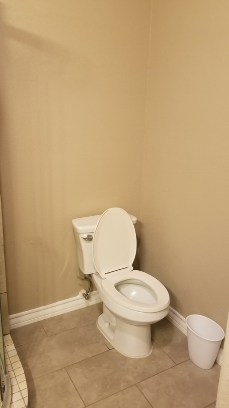 Private bedroom and bathroom