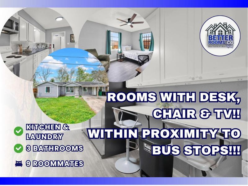 roommates in Undisclosed, Houston, TX 77051 Prime Houston Co-Living | Full-Size Bed, Private Bath, In-Unit Laundry & Parking (id. 10829) - cirtru.com