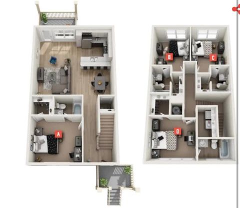 roommates in Raleigh Private Room in 4Bed.4Bath - cirtru.com