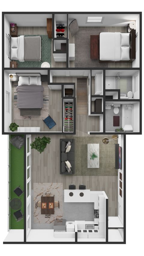 Entire Place 3Bed.2Bath