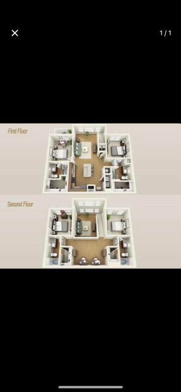 Private Room in 4Bed.4Bath