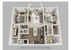 Private Room in 2Bed.2Bath